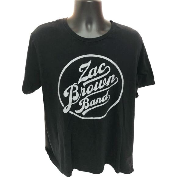 Zac Brown Band Black Graphic Tee Unisex Size L – Country Music Concert T-Shirt - Picture 1 of 3